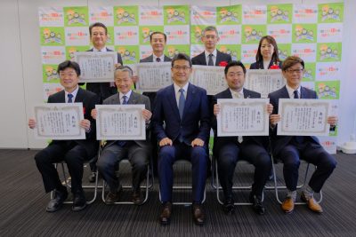 宮崎県健康長寿推進企業等知事表彰に参加しました