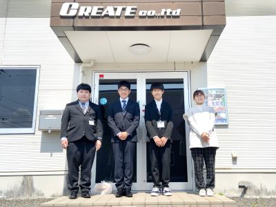 新入社員4名が初出社しました