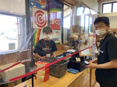 道の駅つので新入社員現場研修を実施