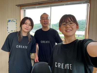クリエート新ロゴTシャツ完成しました