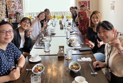 産休中の社員も加わって定例の本社女子会開催！