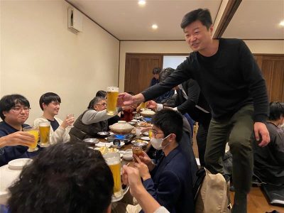 ４年ぶりに全社員参加の忘年会開催！