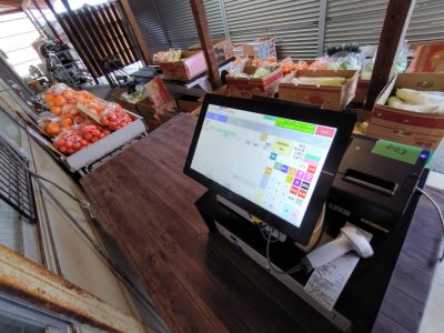 年末年始商戦用のレンタルPOSレジ設置が佳境です