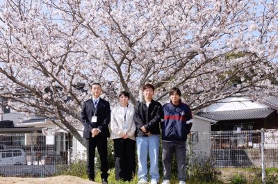新入社員4名が仲間入りしました